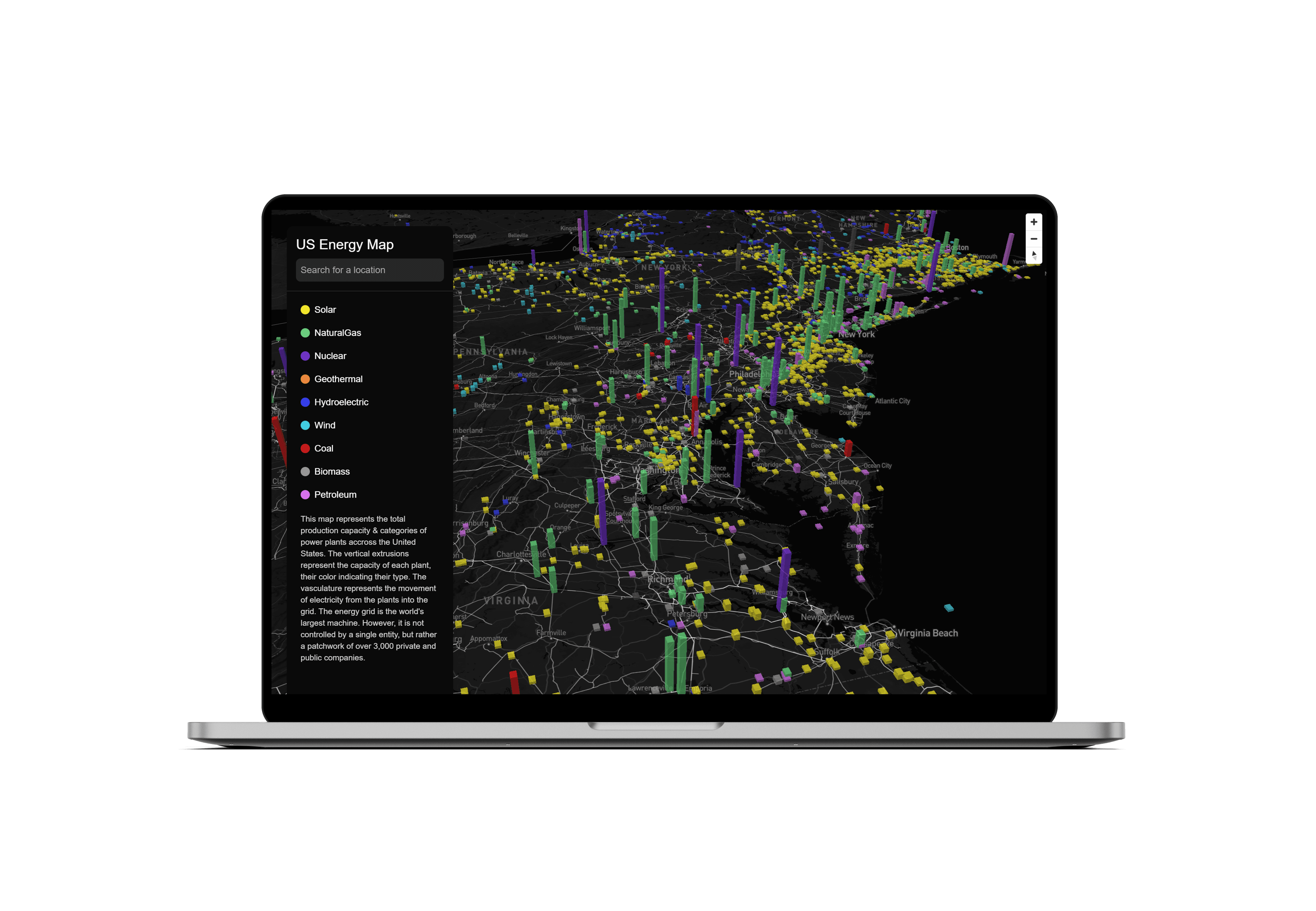 US Energy Map hero