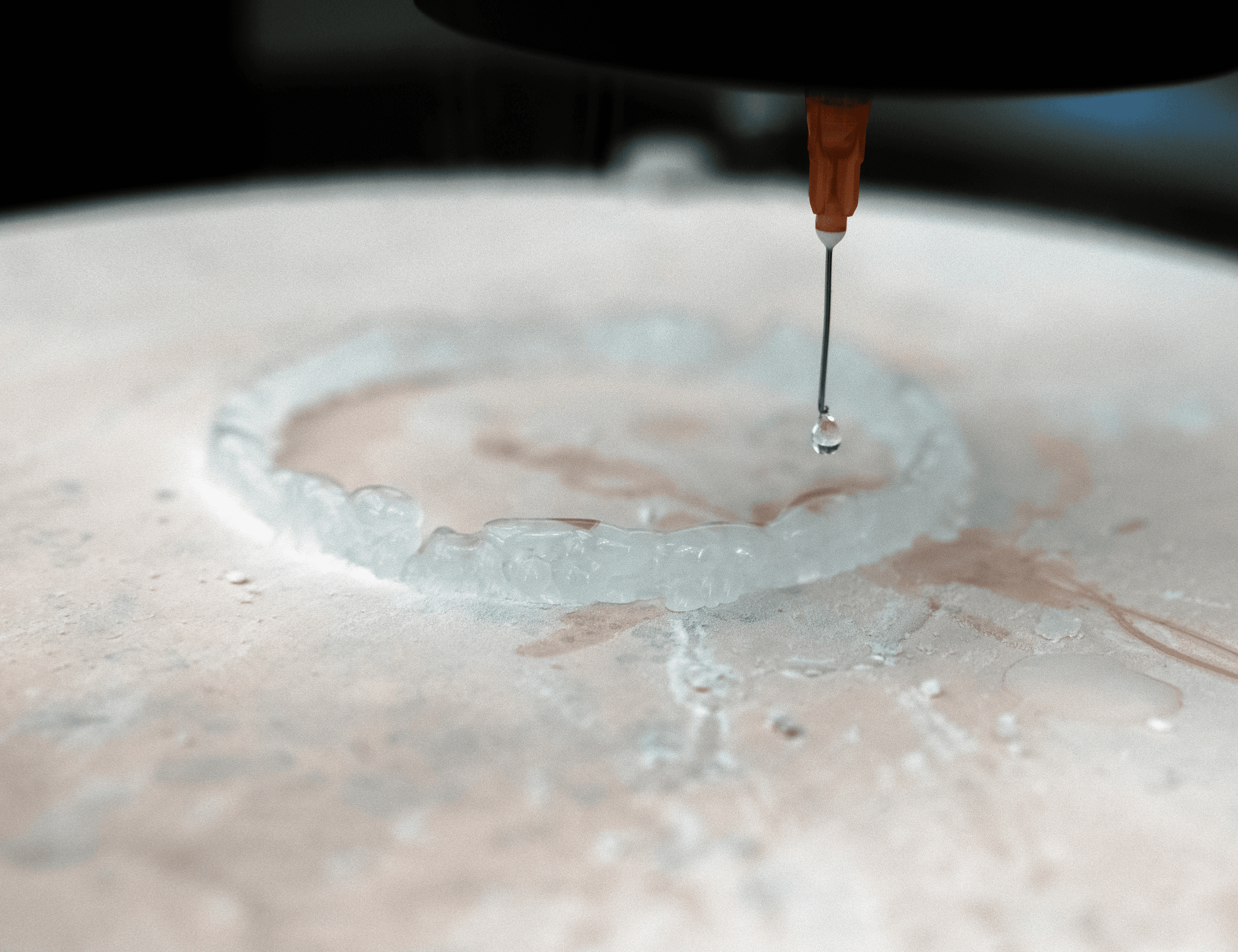 3D ice printing results: water droplet, simple geometries, lattice structures, solids