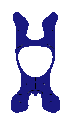 COMSOL airflow simulation of ColdForm vest, iteration 4