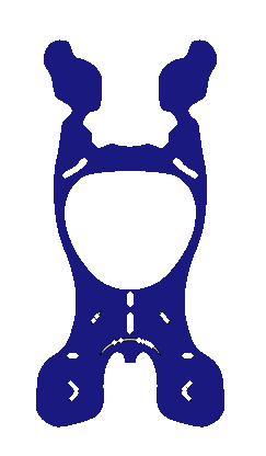 COMSOL airflow simulation of ColdForm vest, iteration 5
